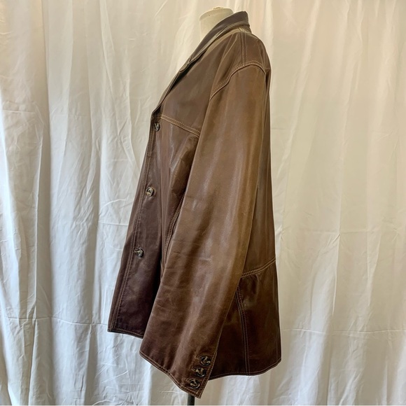 Y2K Brown Danier Leather Jacket - Picture 5 of 15